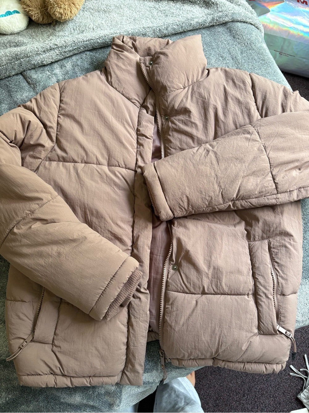 Cotton On Mauve/Taupe Puffer Jacket